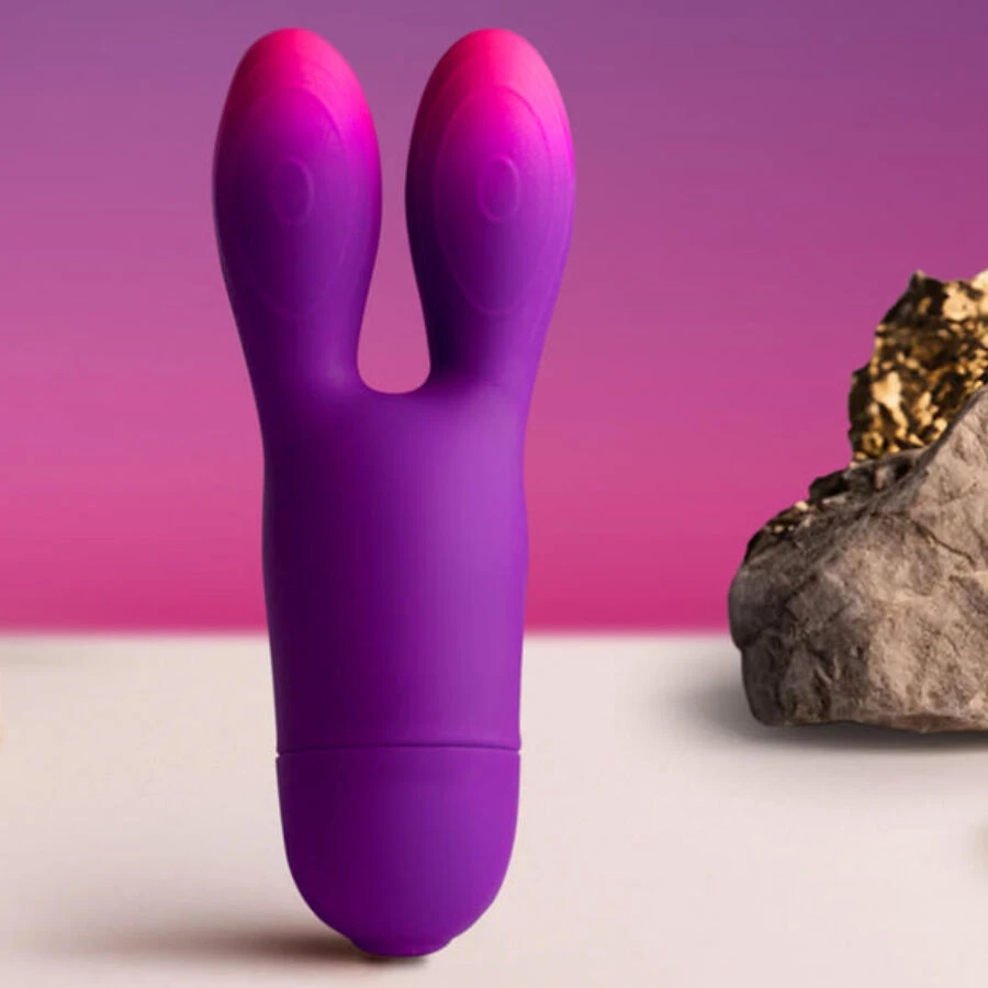 ROCKS-OFF - VIBRATORE FLESSIBILE GLO-GIRL BUNNY VIOLA